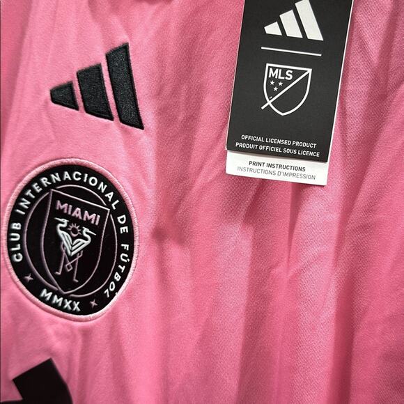 Adidas Inter Miami Home 9 Suárez Jersey MSRP $135 NWT Size XL - Picture 4 of 4